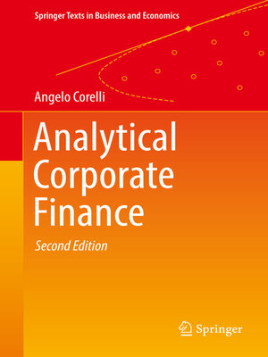 cover image of Analytical Corporate Finance